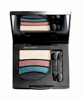Esika Pro Sombras HD 4 Shadows Palette, Matte and Satin Finishes, Tutorial Included, Color: Glam Transform