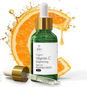 EU Pure Vitamin C Serum for Face - Vitamin C Serum - Anti-Aging Serum - Brighten, Firm, and Hydrate Your Skin with Our Vitamin C Face Serum - Professional Strength, Organic, and Daily Moisturizer