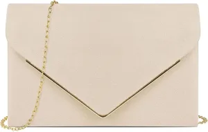 Evening Bag Clutch Purses for Women, Rhinestones Purse, Sparkling Envelope Evening Bag with Detachable Chain