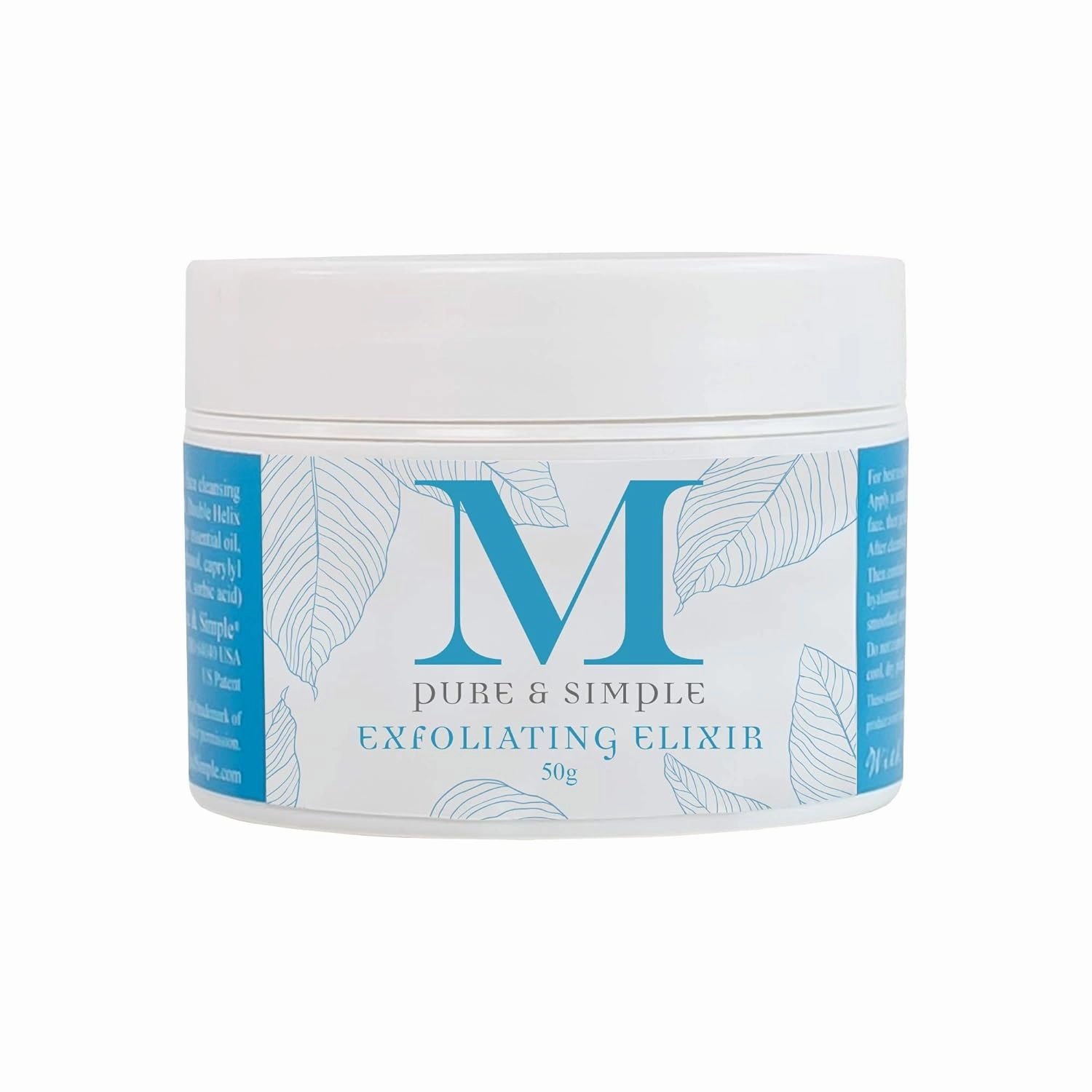 Exfoliating Face Scrub with Double Helix Water, All-Natural Ingredients: Organic Sugar, Organic Honey, Himalayan Pink Salt And Mediterranean Sea Salt (50g）
