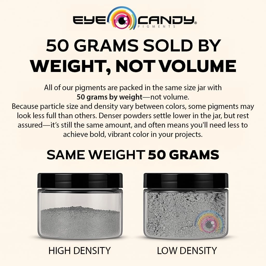 Eye Candy Pigments Premium Green Mica Powder - Forest Green (50gr) - for Epoxy, Resin, Soap, Paint, Woodworking, Acrylic Pouring, Bath Bombs, Fishing Lures - DIY Arts and Crafts Additive