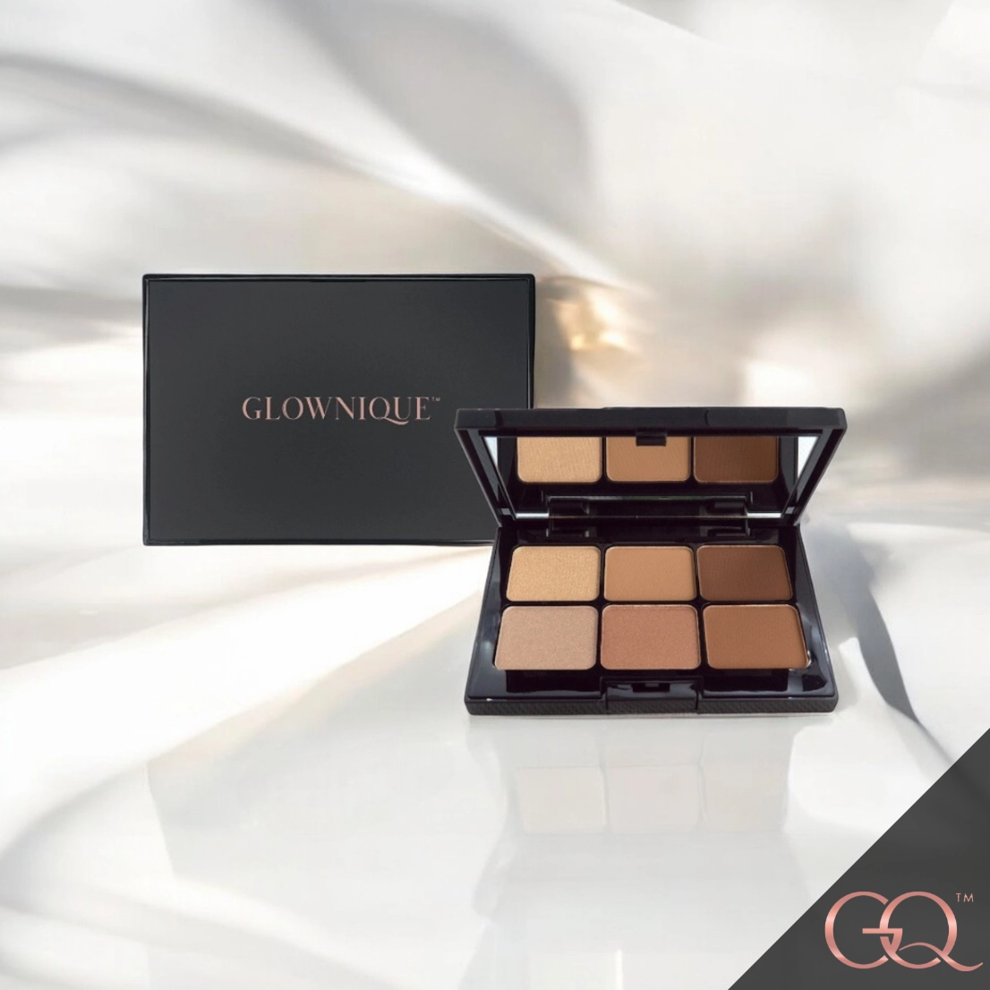 Eyeshadow Palette - Caramel Kiss (12g) | GLOWNIQUE
