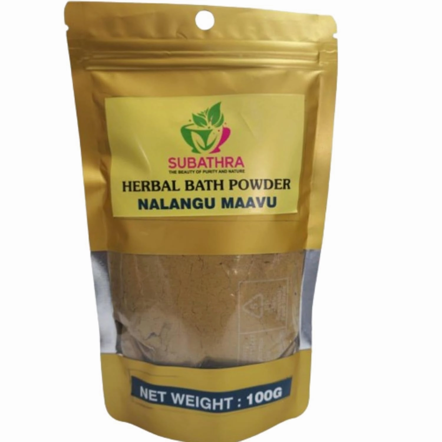 Face & Body Wash Herbal Bath Powder/Scrub (Nalangu Maavu) With Goodness Of Turmeric, Rose Petals, Green Gram, Orange Peel & Other Herbs (100)
