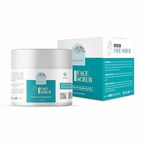Face scrub-100 gm For Removing Tan, Deep Cleansing & Brightens Skin, Blackhead Remover, Whitehead Remover, Dead Skin Remover, Detan Pack | Face Scrub For Women & Men