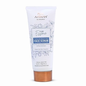 Face Scrub with Blueberry Extract & Rice Granules | Powerful Formula that Removes Tan, Blackheads, Sunburn | Gentle Exfoliator for Radiant Skin | Only Natural Ingredient Used