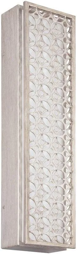 Feiss WB1821SRS-LED Kenney LED Wall Sconce Lighting, Satin Nickel, 4-Light (6"W x 24"H)