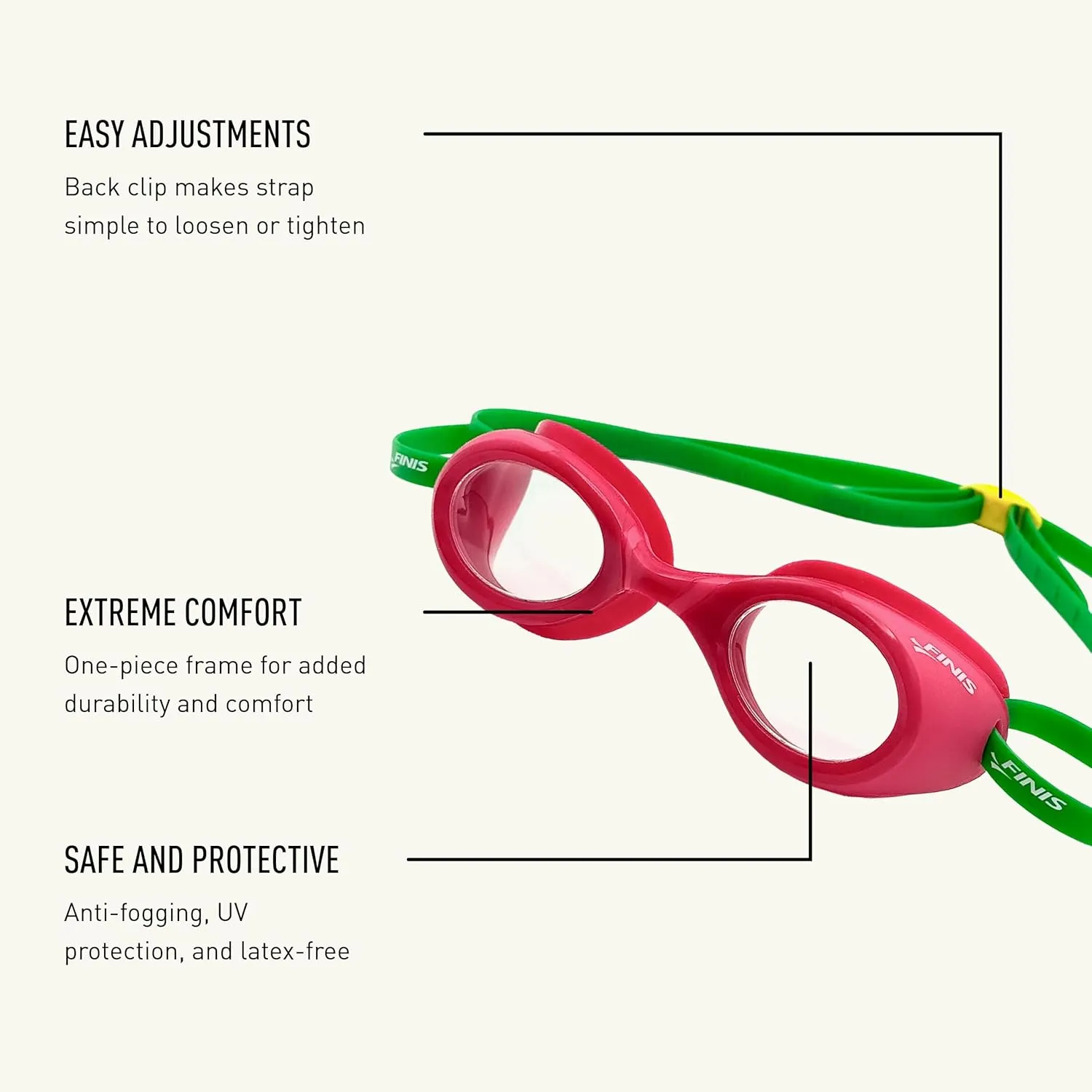 FINIS Fruit Basket Scented Kid’s Swim Goggles