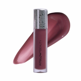 FITGLOW Beauty - Lip Colour Serum | Vegan, Woman-Owned Clean Beauty (Ever - Deep Plum)