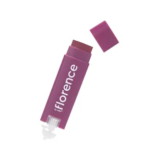 florence by mills Oh Whale! Tinted Lip Balm, Plum & Açai (Dark Purple), 0.15 oz/ 4.5g