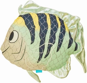 FRANCO Disney's The Little Mermaid Live Action Movie Flounder Bedding Super Soft Plush Cuddle Pillow Buddy, (Official Licensed Disney Product)