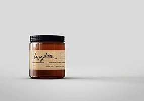 FRÈRES BRANCHIAUX Love Jones 4 oz Scented Soy Single Wick Candle with Burn Time of 10 Hours