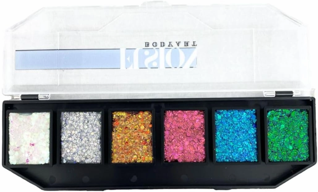 Fusion Body Art | 6 Color Glitter Cream Palette - Gala Sparkles