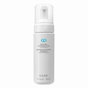 GA-DE Soothing Cleansing Foam for All Skin Types - Facial Cleanser - Enriched with Papaya, Mallow Flower, Chamomile, and Hyaluronic Acid - 5.07 oz