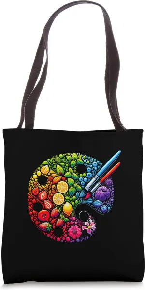 Gastronomic Hues - Edible Artwork Palette Vector Tote Bag