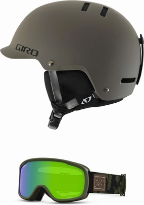 Giro Surface Ski Helmet - Snowboard Helmet for Men, Women & Youth - Brim Style with Dial Fit System
