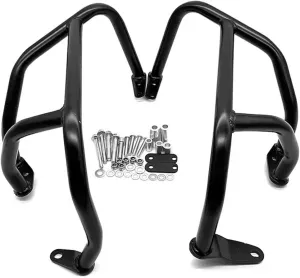 GL1800 Gold Wing Motorcycle Crash Tank Bars Engine Guard Bar Bumper Protector Compatible with H-onda Goldwing 1800 GL-1800 F6C 2018-2023(Black)
