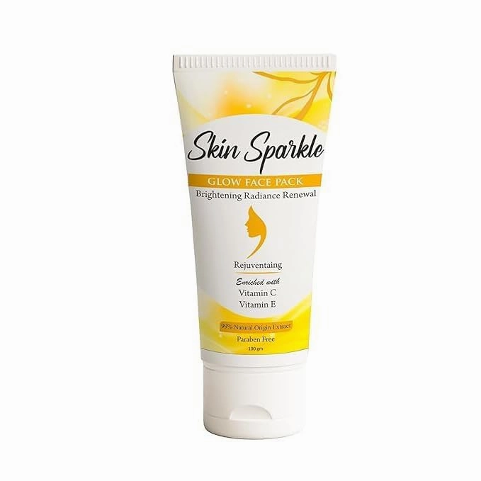 GLOW FACE PACK |Brightening Radiance Renewal Rejuventaing | Enriched with Vitamin C Vitamin E|For all Skin Types, Reduces Fine Lines & Wrinkles-100ml