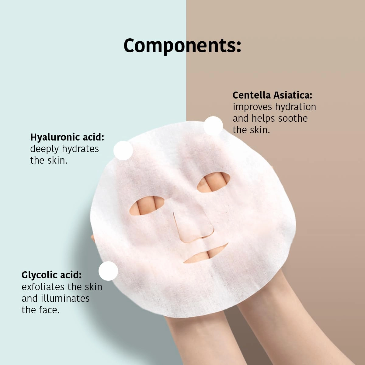 Glycolic Acid Peeling Face Mask (Pack of 5) | Skin Perfecting for a Radiant & Smooth Look | Instant Regeneration in Just 15 Minutes | Clean Beauty | 100% Vegan