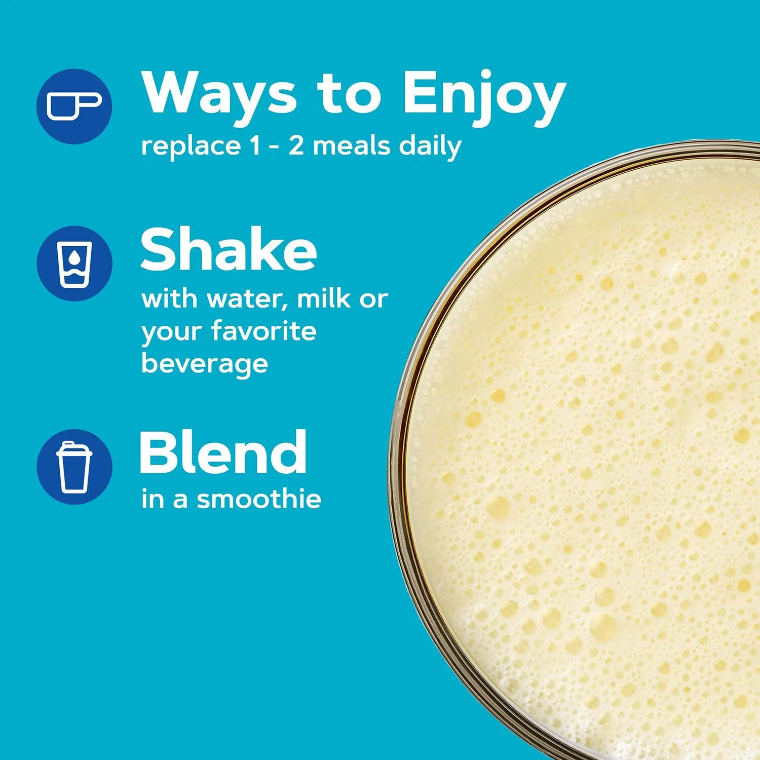 GNC Lean Shake 25 Meal Replacement Powder, Weight Management, With 25g Protein and High Fiber, Keto, Banana, 16 Servings