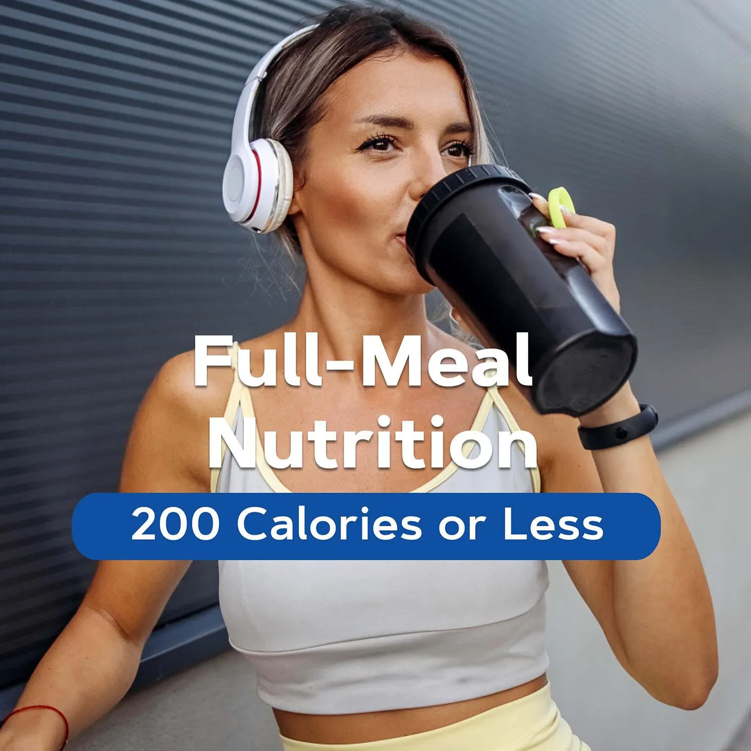 GNC Lean Shake 25 Meal Replacement Powder, Weight Management, With 25g Protein and High Fiber, Keto, Banana, 16 Servings