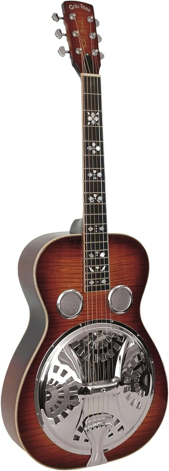 Gold Tone Paul Beard Signature Series PBR-D Roundneck Resonator Deluxe Guitar (Tobacco Sunburst)