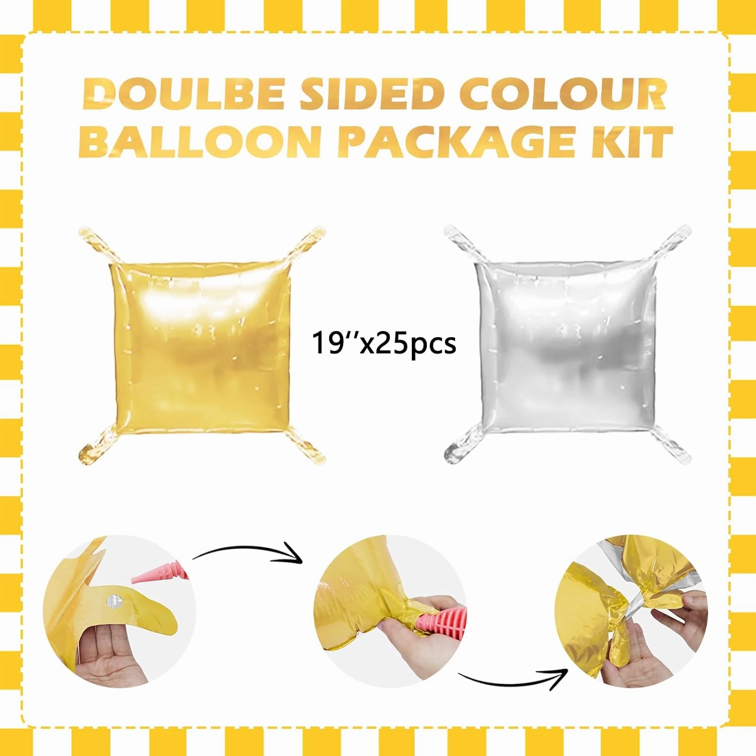 Gold and Silver Balloons Wall Tunnel Backdrop Double Sided Metallic Balloon Arch Garland Kit For Christmas New Year Graduation Birthday Party Backdrop Decorations