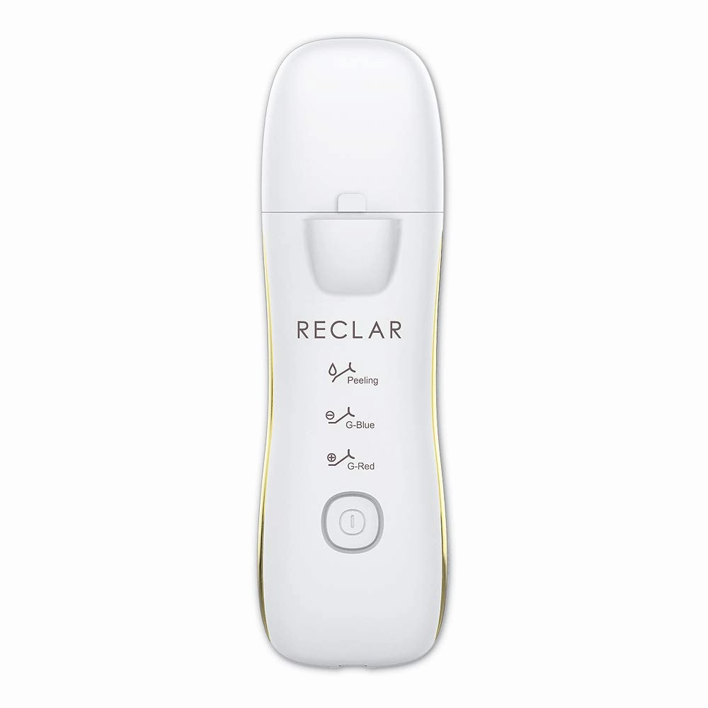 Gold Blade Portable Ultrasonic Galvanic Water Peeling Facial Anti-Aging Skin Care Device