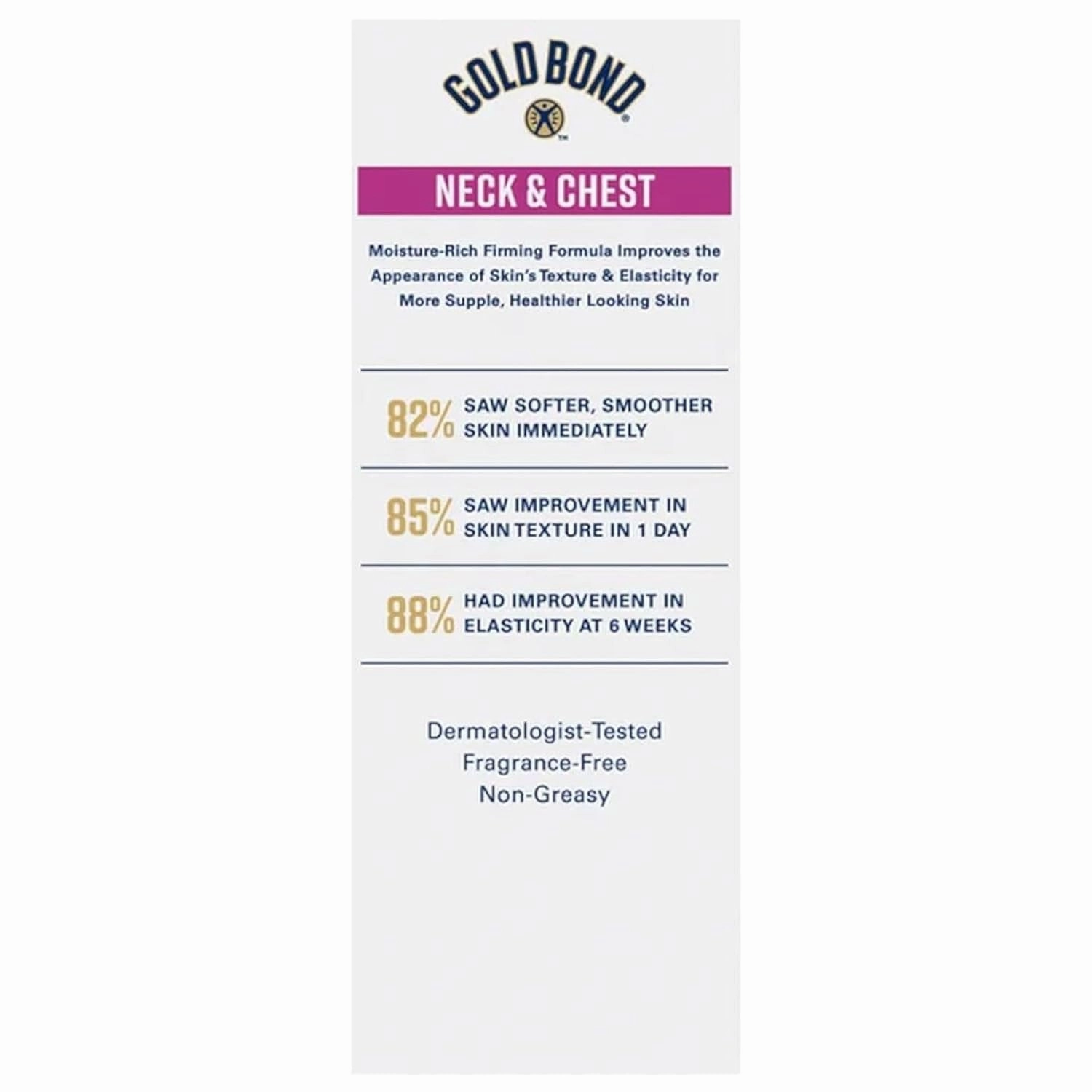 Gold Bond Neck & Chest Firming Cream 2 oz, Clinically Tested Skin Firming Cream (Pack of 2)