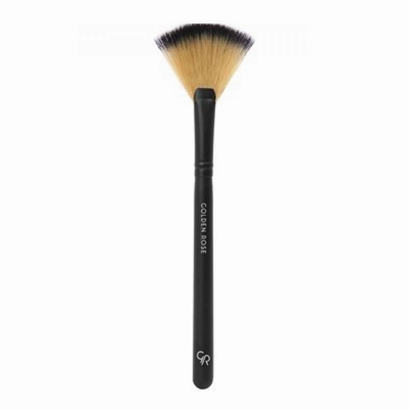 GOLDEN ROSE Face Dust Fan Brush (7096)
