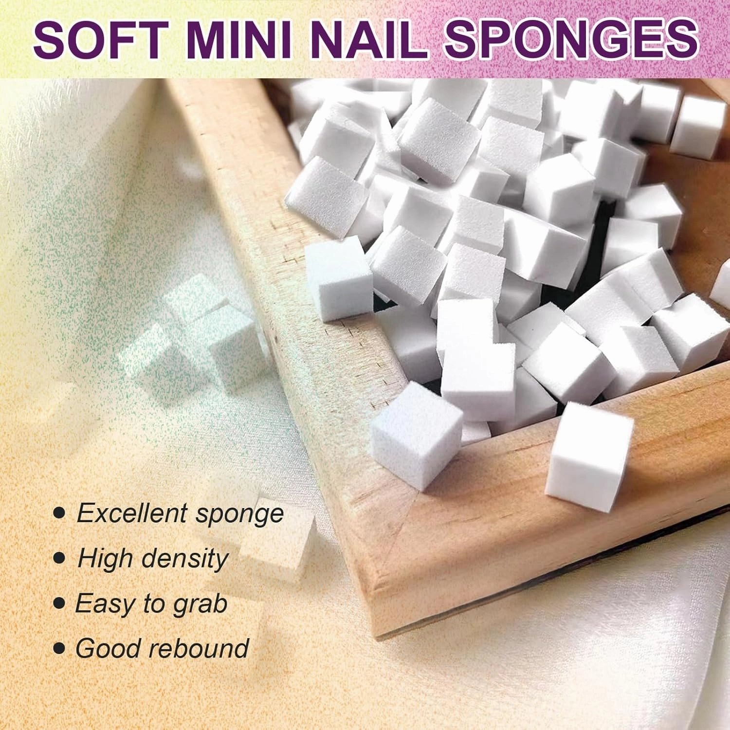 Gradient Painting Gel, 9 Colors Ombre Gel Nail Polish with 100Pcs Nail Sponges & 4 Claws Metal Grabber, Sponging for Ombre Nails Aura Nails, French Manicure Satin Metal