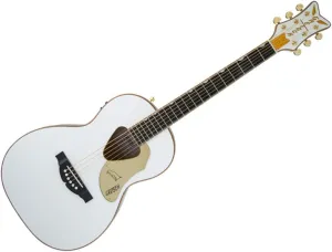 Gretsch G5021WPE Penguin Parlor Acoustic Electric Jumbo Non-Cutaway White w/Fishman Pickup System