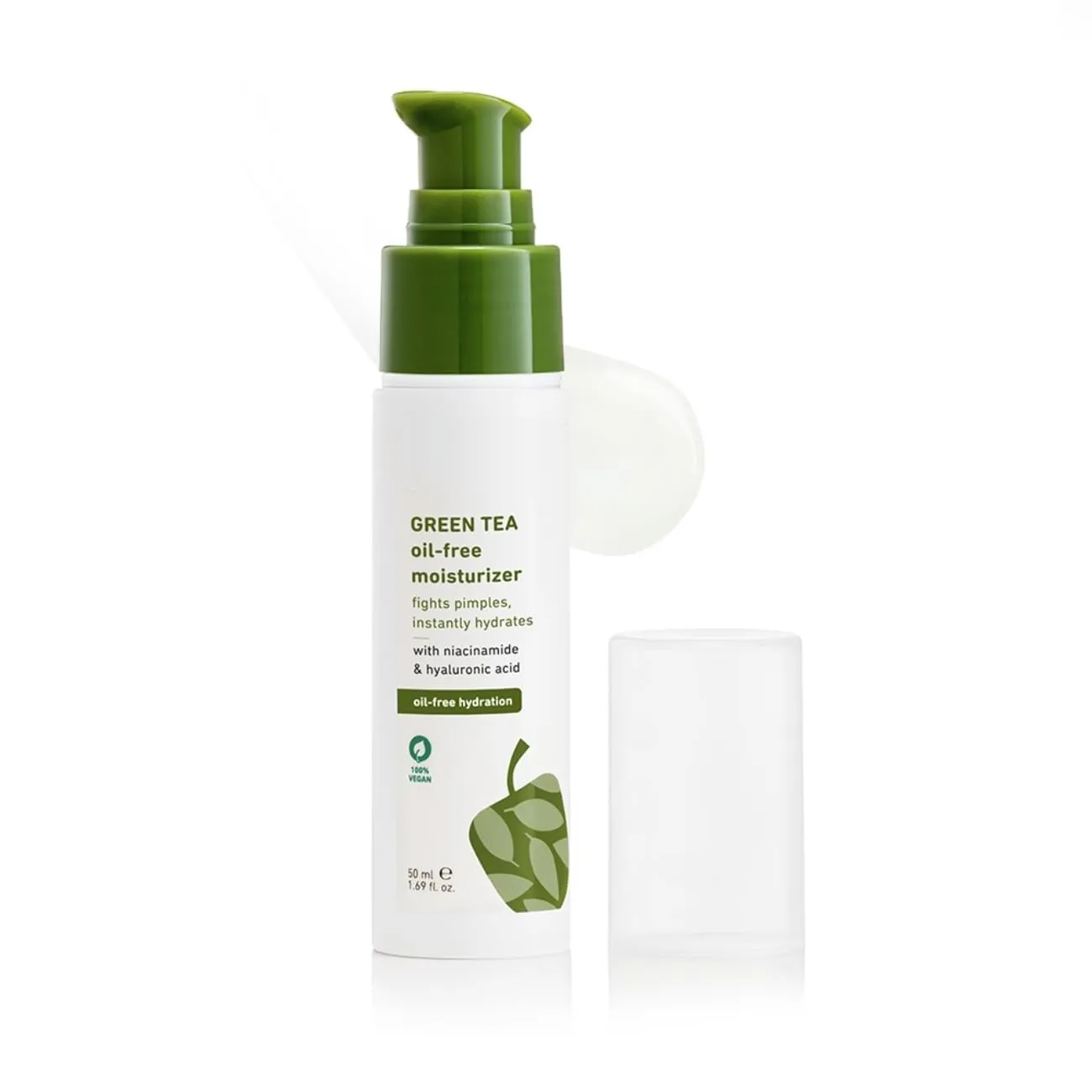 GT Green Tea Oil-Free Face Moisturizer | With Niacinamide & Hyaluronic Acid | Fights Pimples & Hydrates | Fades Blemishes & Brightens Skin | Non-Sticky & Long-Lasting Moisturizer for Face | 50ml