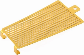 GZYF Motorcycle Oil Cooler Radiator Grille Colling Guard Protective Cover for Harley for Softail Fat Bob Heritage Classic Low Rider Sport Glide for Street bob Breakout, Gold