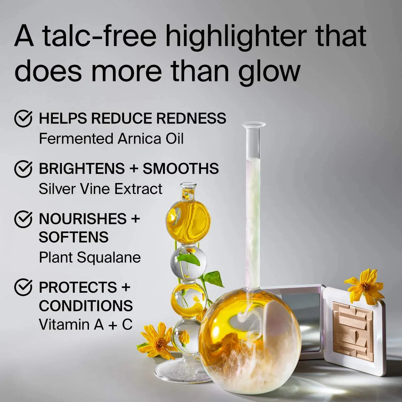 HAUS LABS BY LADY GAGA - Bio-Radiant Gel-Powder Highlighter with Fermented Arnica | 7 g
