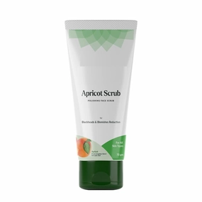 Herbals Apricot Scrub For Blackheads & Blemishes Reduction | Ideal For Men & Women | With Apricot | For All Skin Types | 70gm