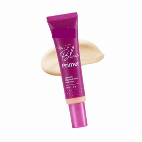 Here to Blur Primer | Tinted & Silicon-Based | Water Resistant Primer | Matte Finish & Blurs Pores | Oil Control & Lightweight | 25g
