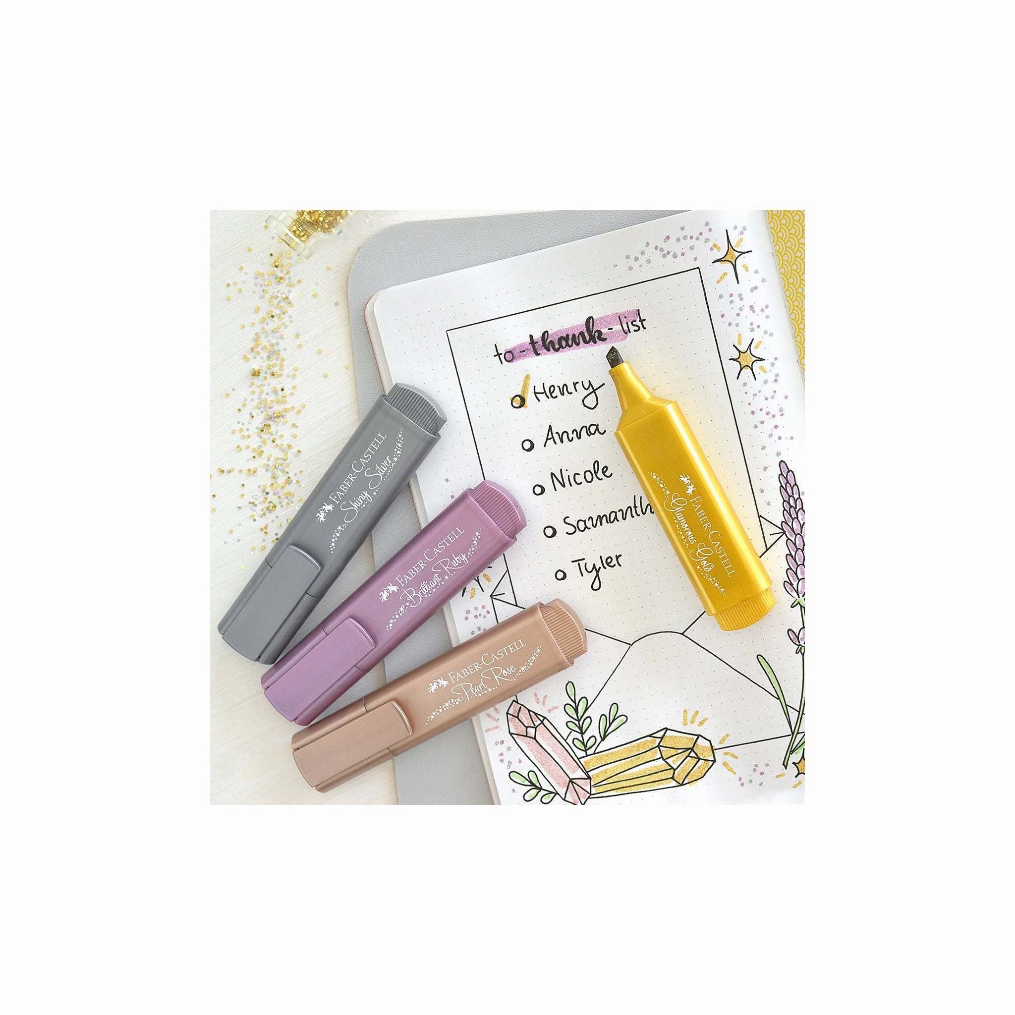 Highlighter, Metallic - Shiny Silver - #154661