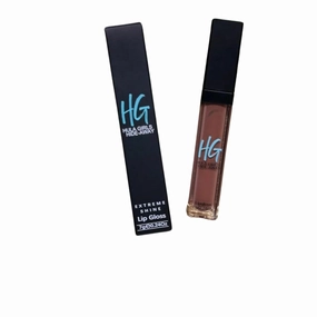 Hula Girls Hideaway – The Ultimate Lip Gloss | Solar | Deep Plum Mauve | Vegan Formula with Built-In Mirror & LED Light