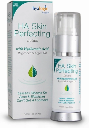 Hyalogic Episilk Hyaluronic Acid Skin Perfecting Lotion - Hydrating Face Moisturizer to Regulate Skin Oiliness - Hyaluronic Acid Moisturizer with Argan Oil Fl 1 Oz