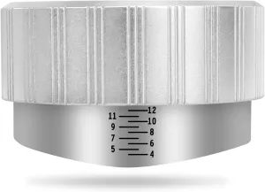 IKAPE 58MM Coffee Distributor, Adjustable Depth Espresso Distributor with Scale, Fits All 58.35MM Espresso Portafilter, Compatible with 58.35MM Rancilio Bottomless Portafilter(Silver)