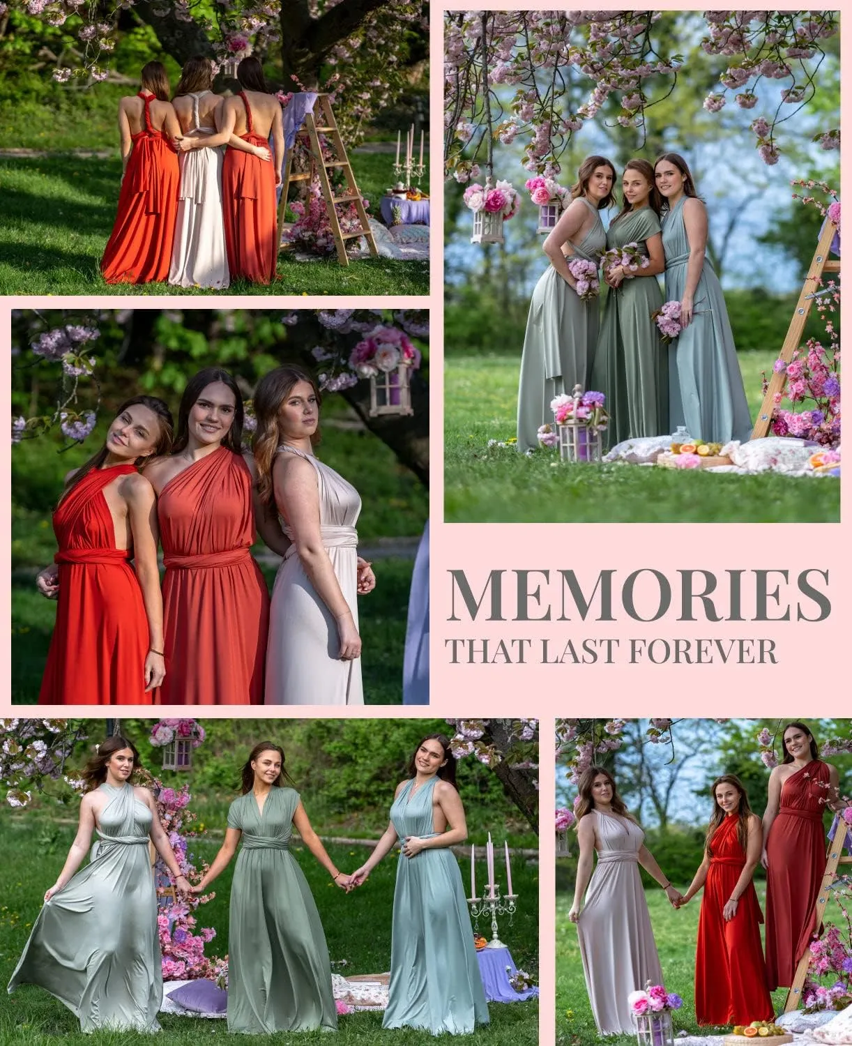 Infinity Dresses for Bridesmaids - Maternity & Christmas Dress - Bridesmaid Dress for Wedding