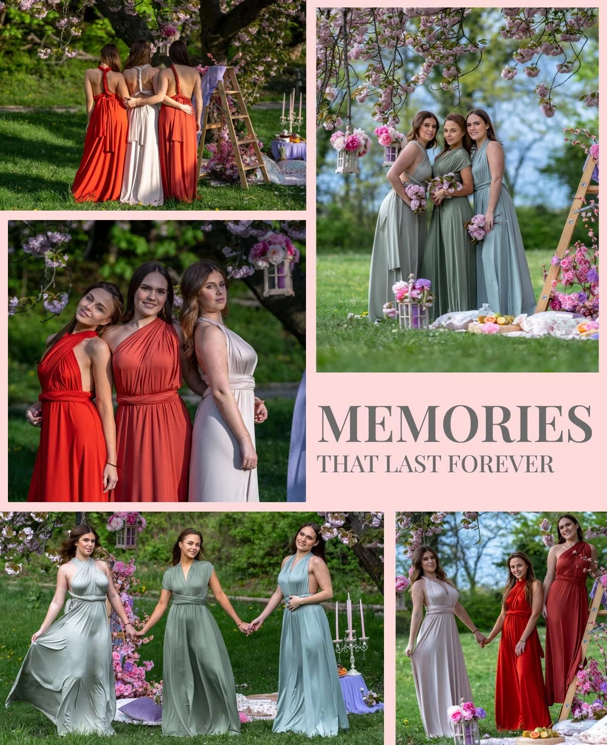Infinity Dresses for Bridesmaids - Maternity & Christmas Dress - Bridesmaid Dress for Wedding