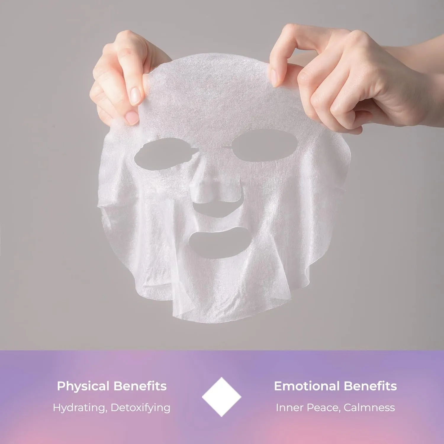 INNA ORGANIC Sheet Mask - Hydrating & Long Lasting Moisturizing, EWG & COSMOS Certified (Pack of 5) | Myrrh Essential Oils Infused Skin Care | Luxury Clean Beauty
