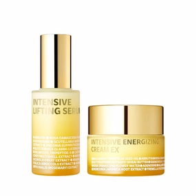 ISOI Intensive Lifting Duo - Premium Hydrating Serum & Firming Cream for Skin Tightening, Korean Skincare