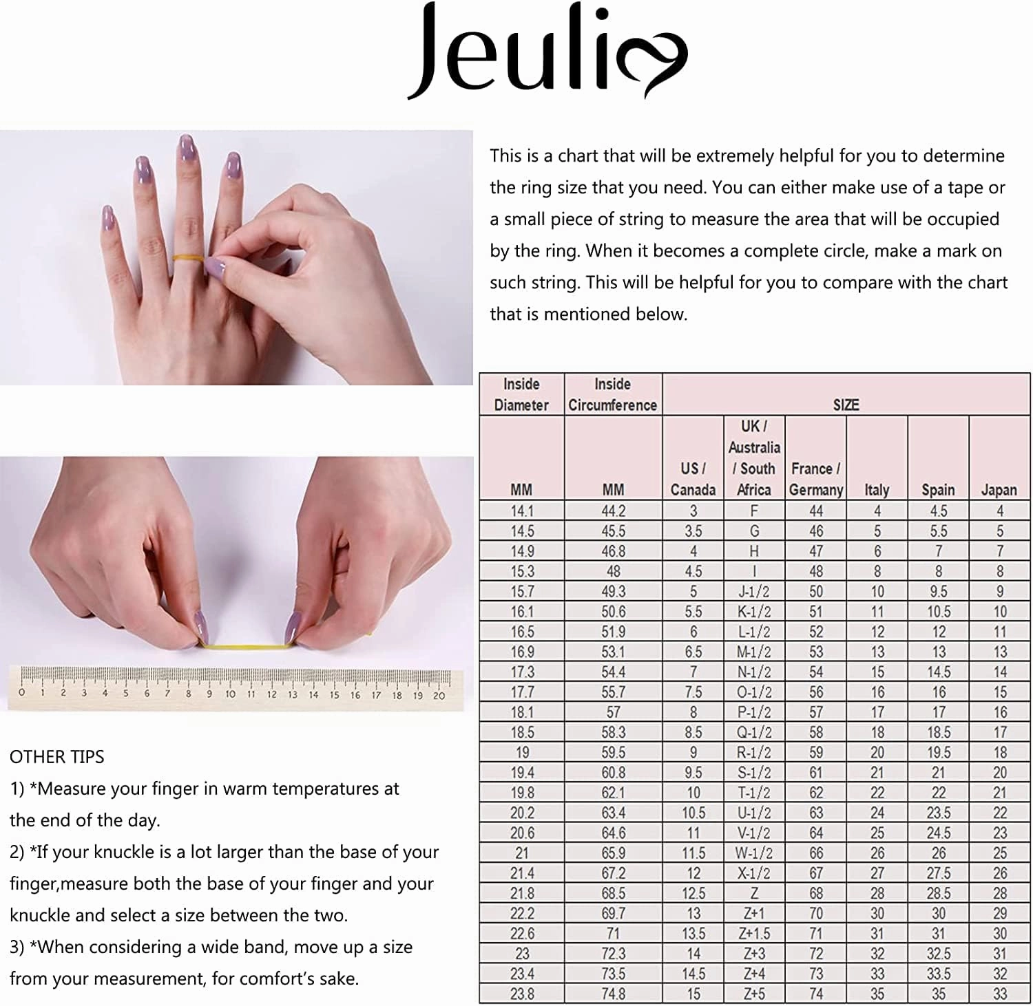 Jeulia 4 Carat Openwork Ring Sets for Women 925 Sterling Silver Wedding Sets Rose Gold Round Cut Halo Engagement Ring White Diamond band CZ Solitaire Anniversary Promise Rings