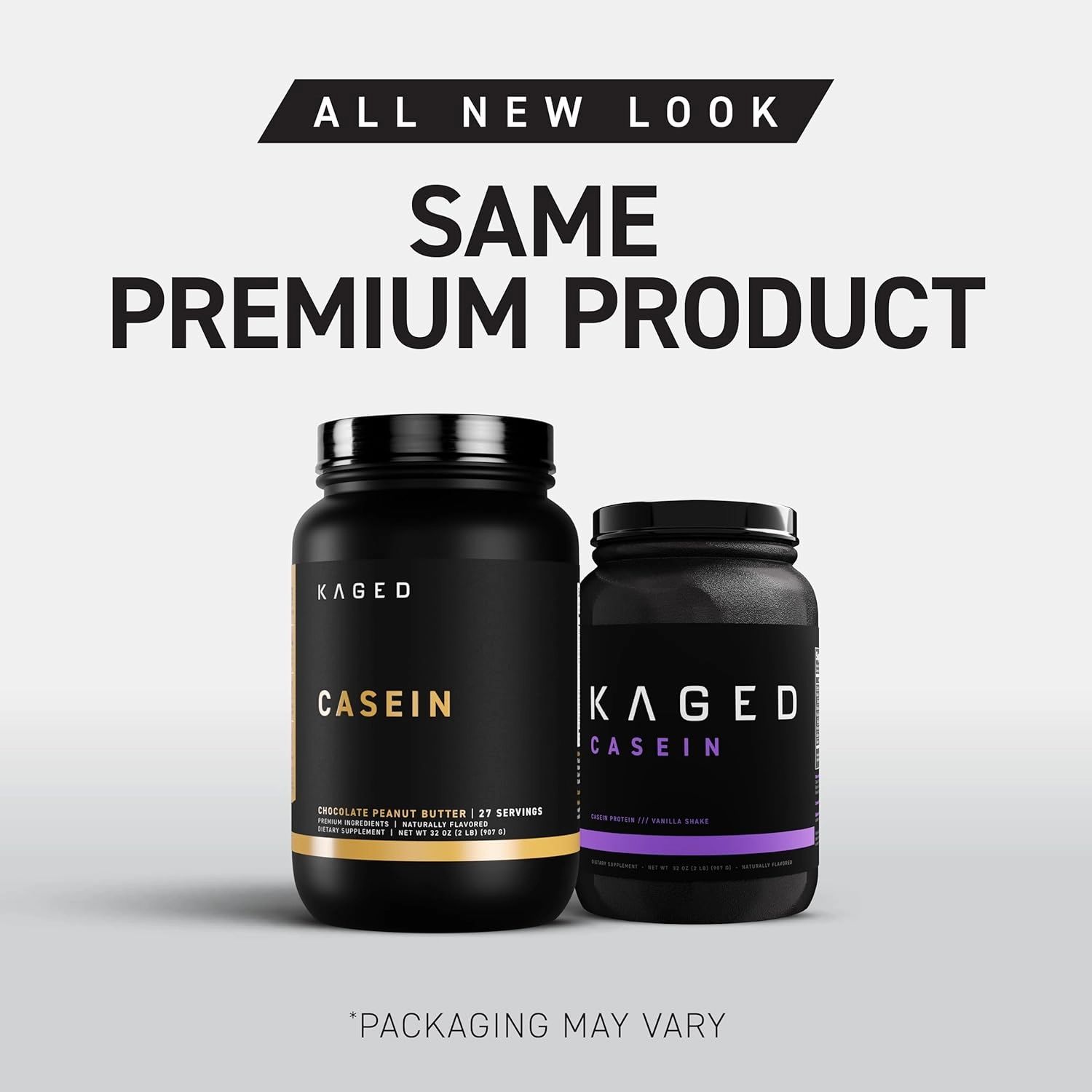 Kaged Premium Casein Protein Powder Vanilla Micellar Casein Banned-Substance Free Supplement Build Muscle and Recover Faster Kasein 27 Servings