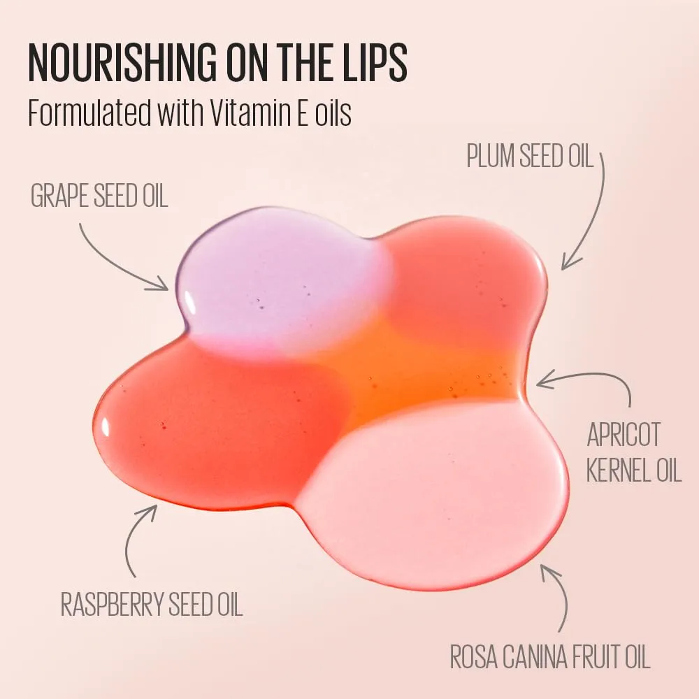 Kaja Lip Plumping- Juicy Glass 05 Plum Paloma | Hydrating, Feel Plumped and Lightweight with Vitamin Tree Fruit Oil, Vegan, Cruelty-Free, Clear Tint Stain Shine Gloss Plumper, Long Lasting