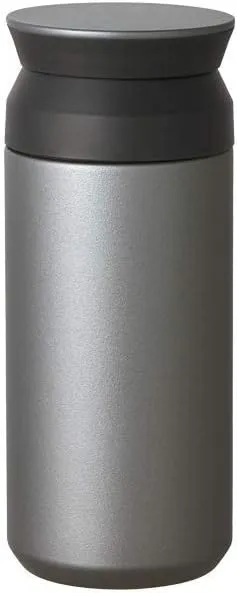 KINTO 20938 Travel Tumbler, 11.8 fl oz (350 ml), Silver, Double Wall Vacuum Construction, Heat and Cold Retention