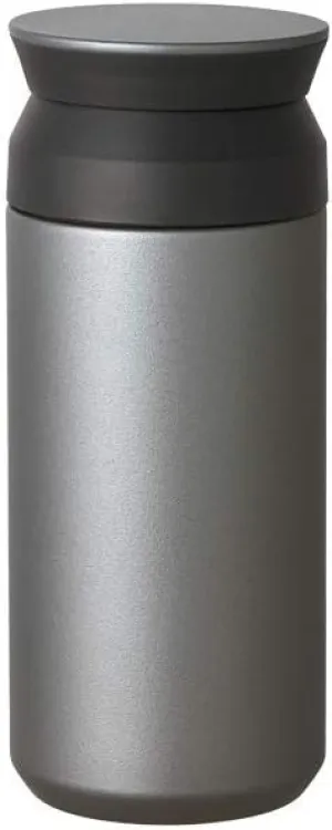 KINTO 20938 Travel Tumbler, 11.8 fl oz (350 ml), Silver, Double Wall Vacuum Construction, Heat and Cold Retention