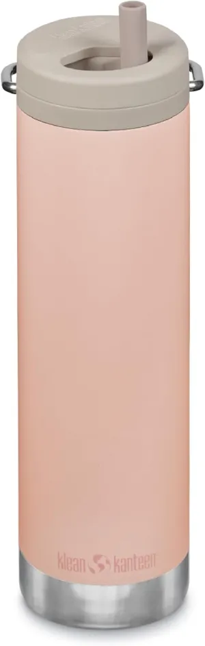 Klean Kanteen 20oz TKWide Insulated Water Bottle with Twist Cap - Peach Parfait